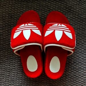 Gucci x Adidas terry cloth slides